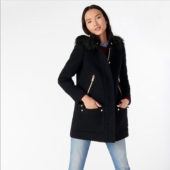 *J.Crew Chateau parka in Italian stadium-cloth wool - Picture 5 of 6